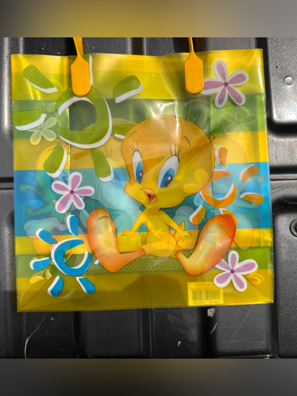Warner Bros. Tweety Yellow Blue Green Floral Party Tote
